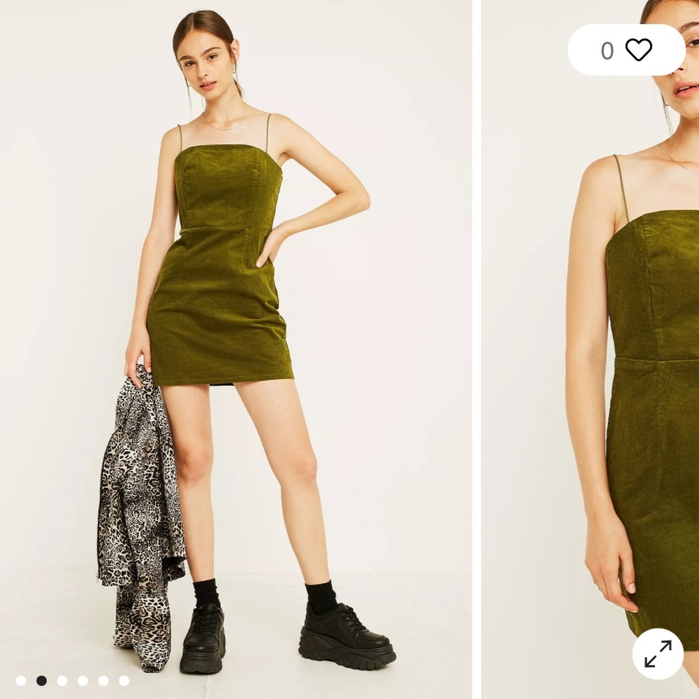 B6 Urban Outfitters Colette Corduroy Mini Dress